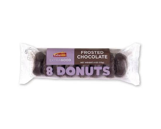 Order ExtraMile Frosted Chocolate Donuts 4oz food online from Chevron store, Mesa on bringmethat.com