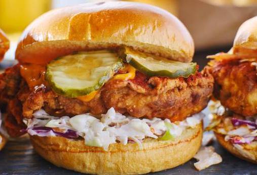Order Cheesy Spicy Chicken Sandwich food online from Top Notch Sandwiches store, Dallas on bringmethat.com