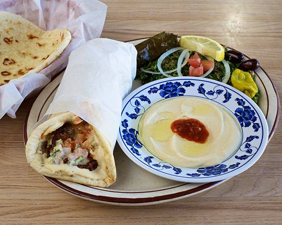 Order Mediterranean Combo food online from Olympia Cafe store, Albuquerque on bringmethat.com