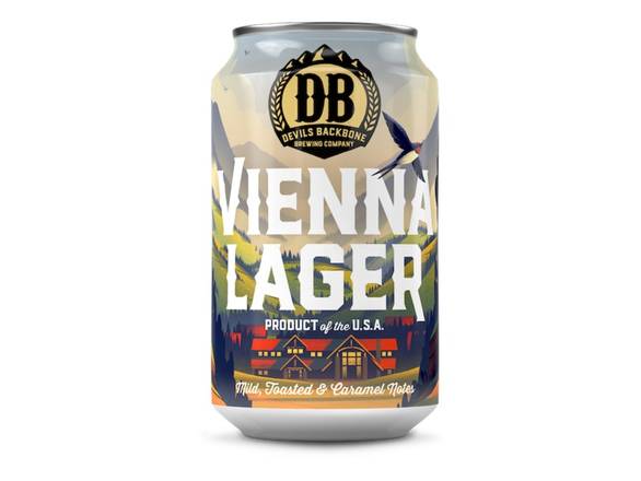 Order Devils Backbone Vienna Lager - 15x 12oz Cans food online from Magothy Wine & Spirits store, Severna Park on bringmethat.com