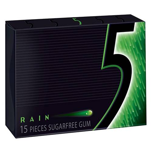Order 5 Gum Spearmint Rain - 15 Piece/Single food online from Bottle Shop & Spirits store, Los Alamitos on bringmethat.com