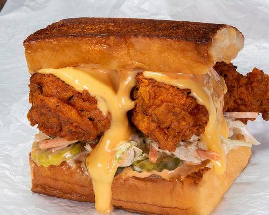 Order THE CHEESY CHICK food online from Bad Mutha Clucka store, Colorado Springs on bringmethat.com