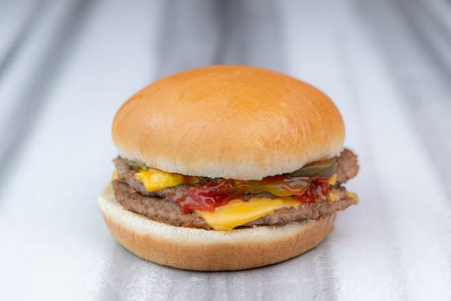 Order Double Cheeseburger food online from Penguin Point store, Auburn on bringmethat.com