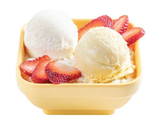 Order D4 - Durian & Vanilla Ice Cream with Vanilla Frost 雪山榴蓮配香草雪糕 food online from Sweethoney Dessert store, Alhambra on bringmethat.com