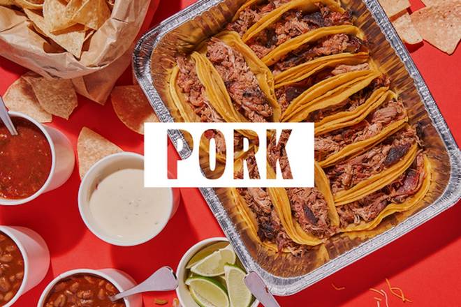 Order Pork Taco Pack food online from Rib Crib BBQ store, Sand Springs on bringmethat.com