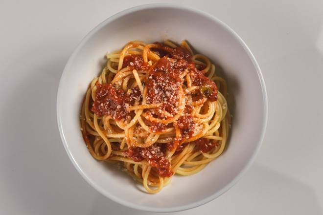 Order SPAGHETTI + POMODORINA SAUCE food online from Macaroni Grill store, Strongsville on bringmethat.com
