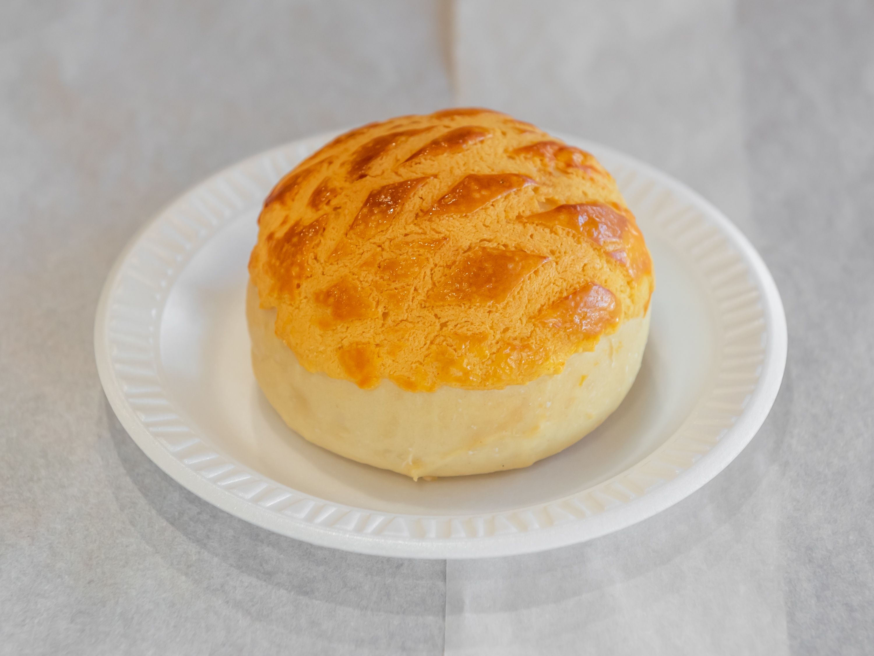 Order Baked Pineapple Bun (波羅包) food online from Long Family Pastry store, Los Angeles on bringmethat.com