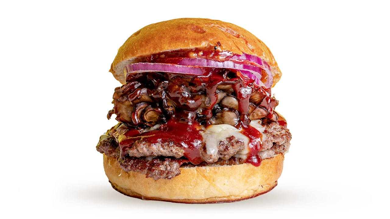Order smokey ostrich (1070 cal) food online from Bareburger store, New York on bringmethat.com
