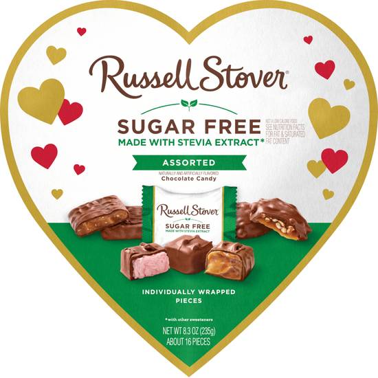 Order Russell Stover Sugar Free Assorted Chocolate Heart Box - 8.3 oz food online from Rite Aid store, Davis on bringmethat.com