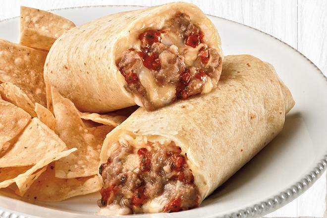 Order Bean & Cheese Burrito food online from Rubio store, San Clemente on bringmethat.com