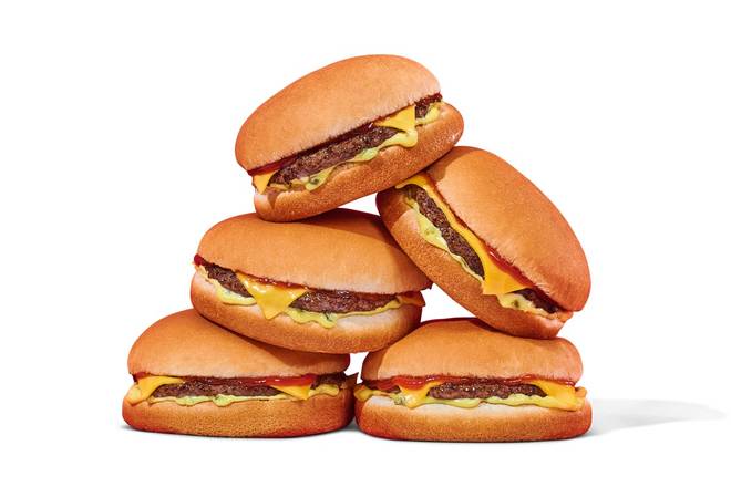 Order 5 Original Cheeseburgers food online from Burgerville #26 store, Newberg on bringmethat.com