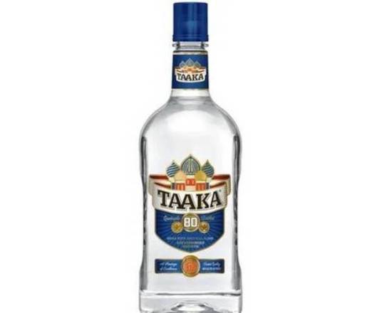 Order Taaka, 1.75L vodka (40.0% ABV) food online from Cold Spring Liquor store, Liberty Hill on bringmethat.com