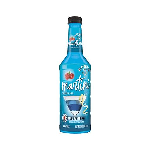 Order Rose's Blue Raspberry Cocktail Mix (1 LTR) 131648 food online from BevMo! store, Milpitas on bringmethat.com