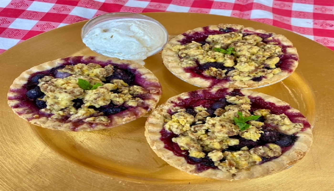 Order Cousin Deb's Berry Crumble Tarts food online from The Gumbo Pot store, San Diego on bringmethat.com