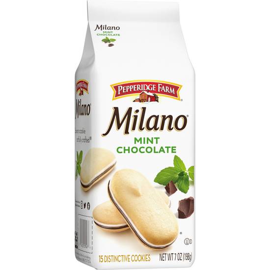 Order Pepperidge Farm Milanos - Mint Chocolate food online from IV Deli Mart store, Goleta on bringmethat.com