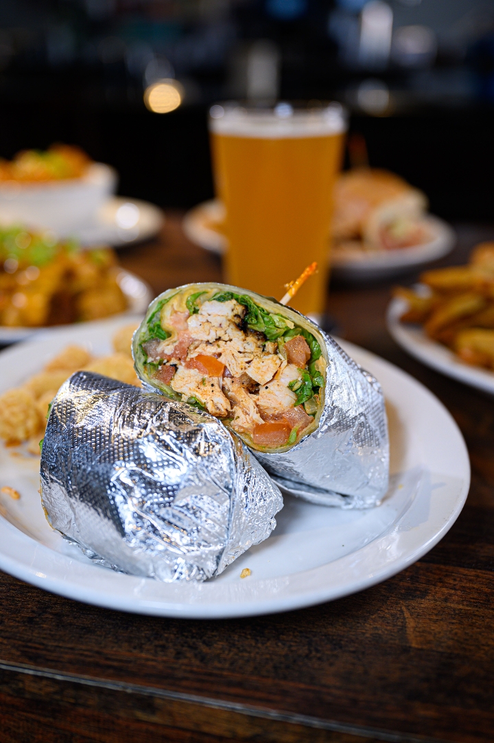Order Buffalo Chicken Wrap food online from Quincy's South Bar & Grille store, Rockville on bringmethat.com