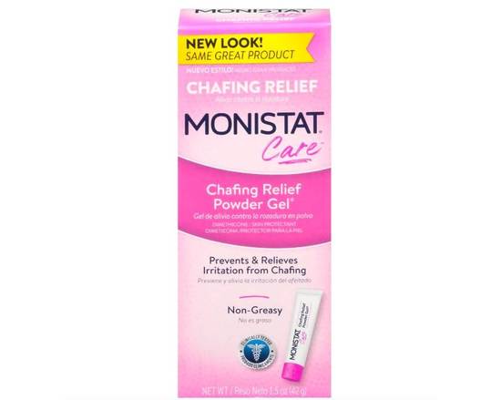 Order Monistat Care Chafing Relief Powder Gel 1.5 oz food online from McLean Ave Pharmacy store, Yonkers on bringmethat.com