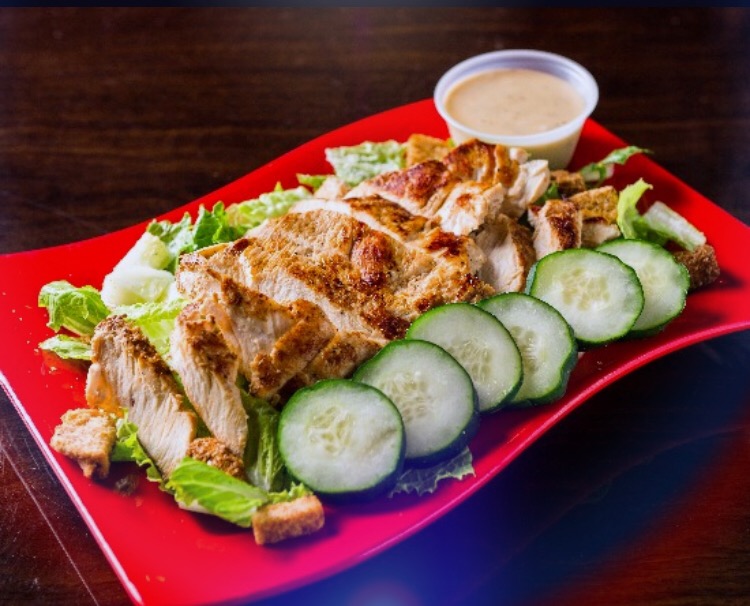 Order Grilled Chicken Caesar Salad food online from The Dawg Pound store, Levittown on bringmethat.com