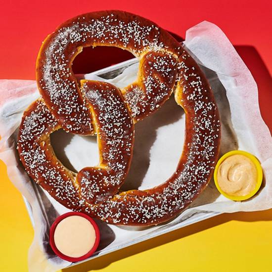 Order Giant Bavarian Pretzel food online from Dave & Buster's store, Homestead on bringmethat.com