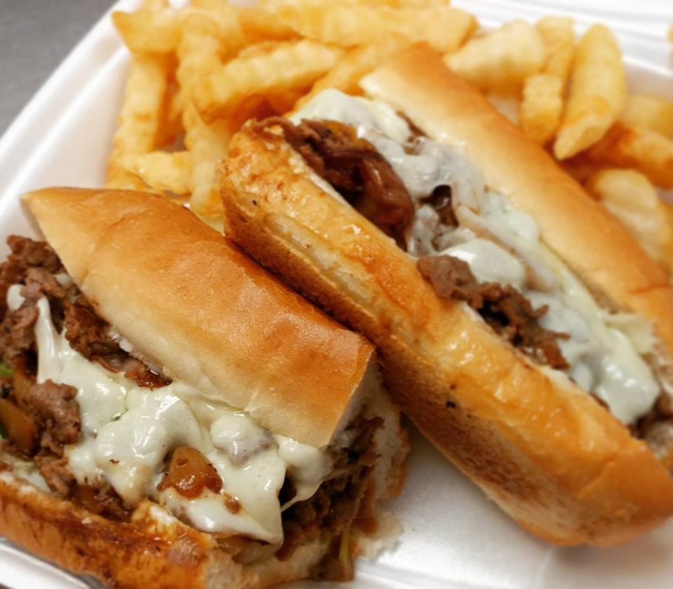 Order Steak Sub with Fries food online from Chicken King store, Charlotte on bringmethat.com