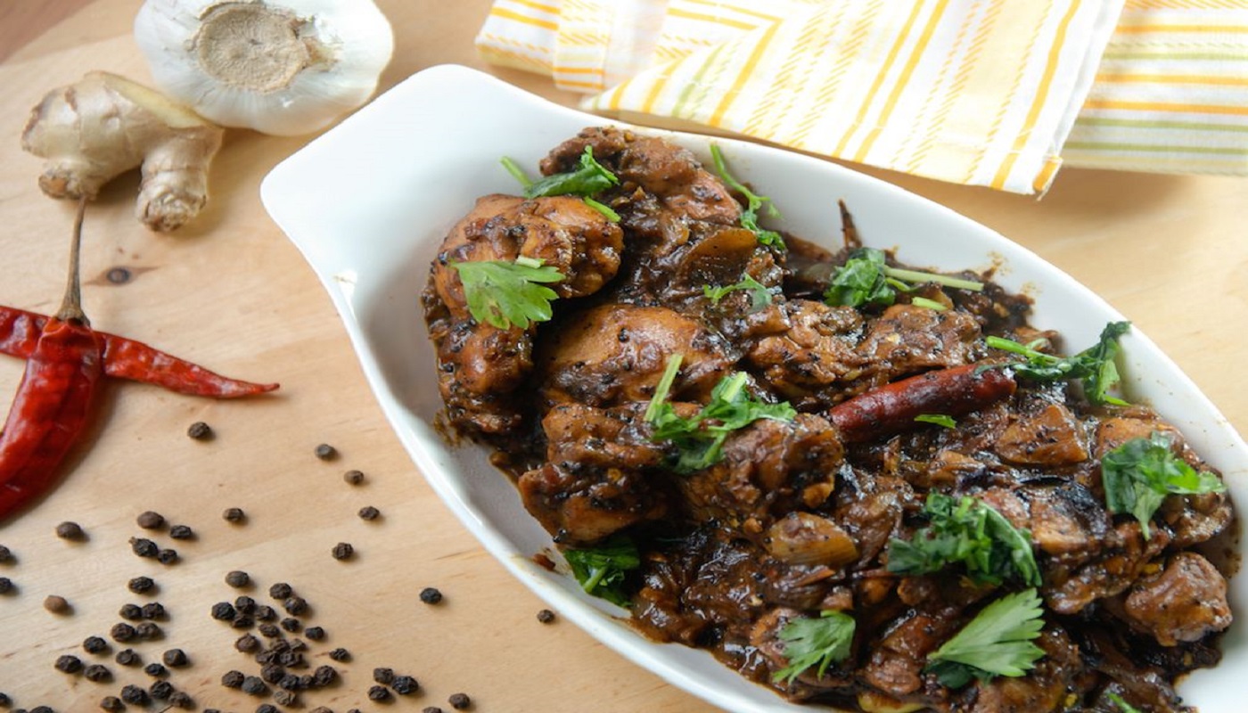 Order Pepper Chicken food online from Aroma Indian Cuisine store, Ann Arbor on bringmethat.com