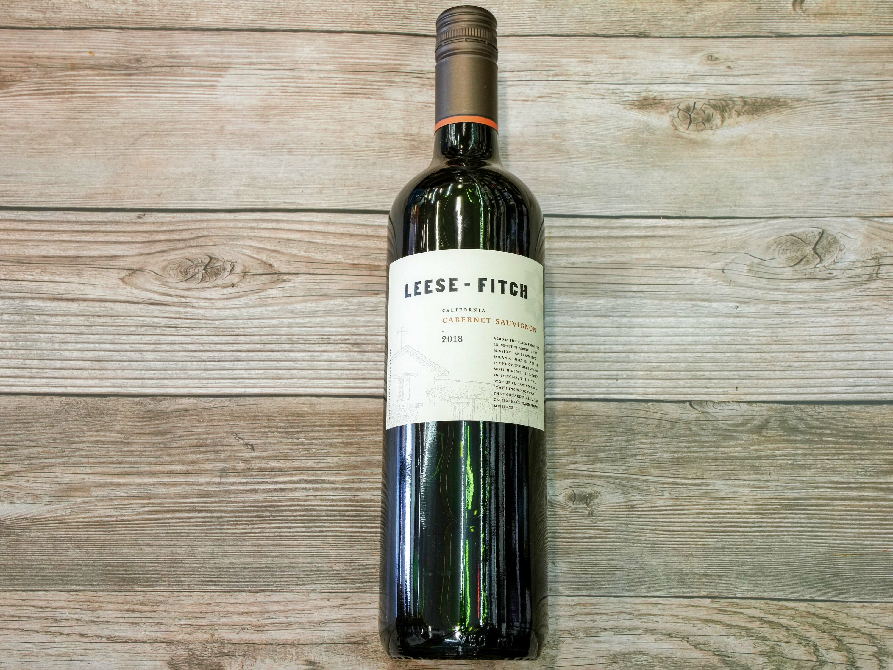 Order Leese Fitch Cabernet Sauvignon, 750 ml food online from Holiday Liquor Market store, Los Angeles on bringmethat.com