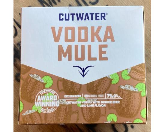 Order Cutwater Mule, 4pk-12oz cans (7.0% ABV) food online from Chris's Liquor- 2203 S Lamar Blvd store, Austin on bringmethat.com