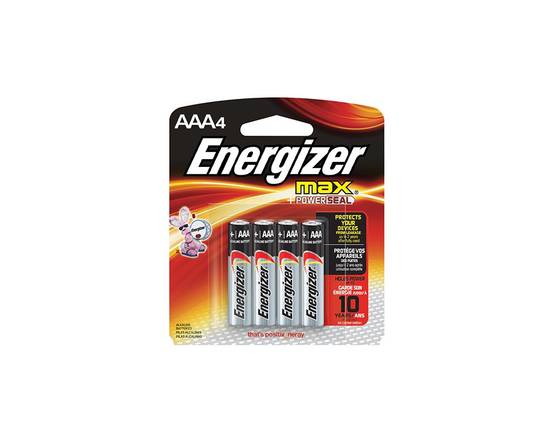 Order Energizer AAA 4 Pack food online from Chevron ExtraMile store, Riverside on bringmethat.com
