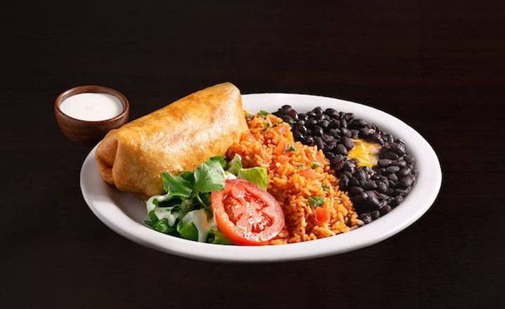 Order Chimichanga ~ food online from El Fresco Mexican Grill store, Sully on bringmethat.com