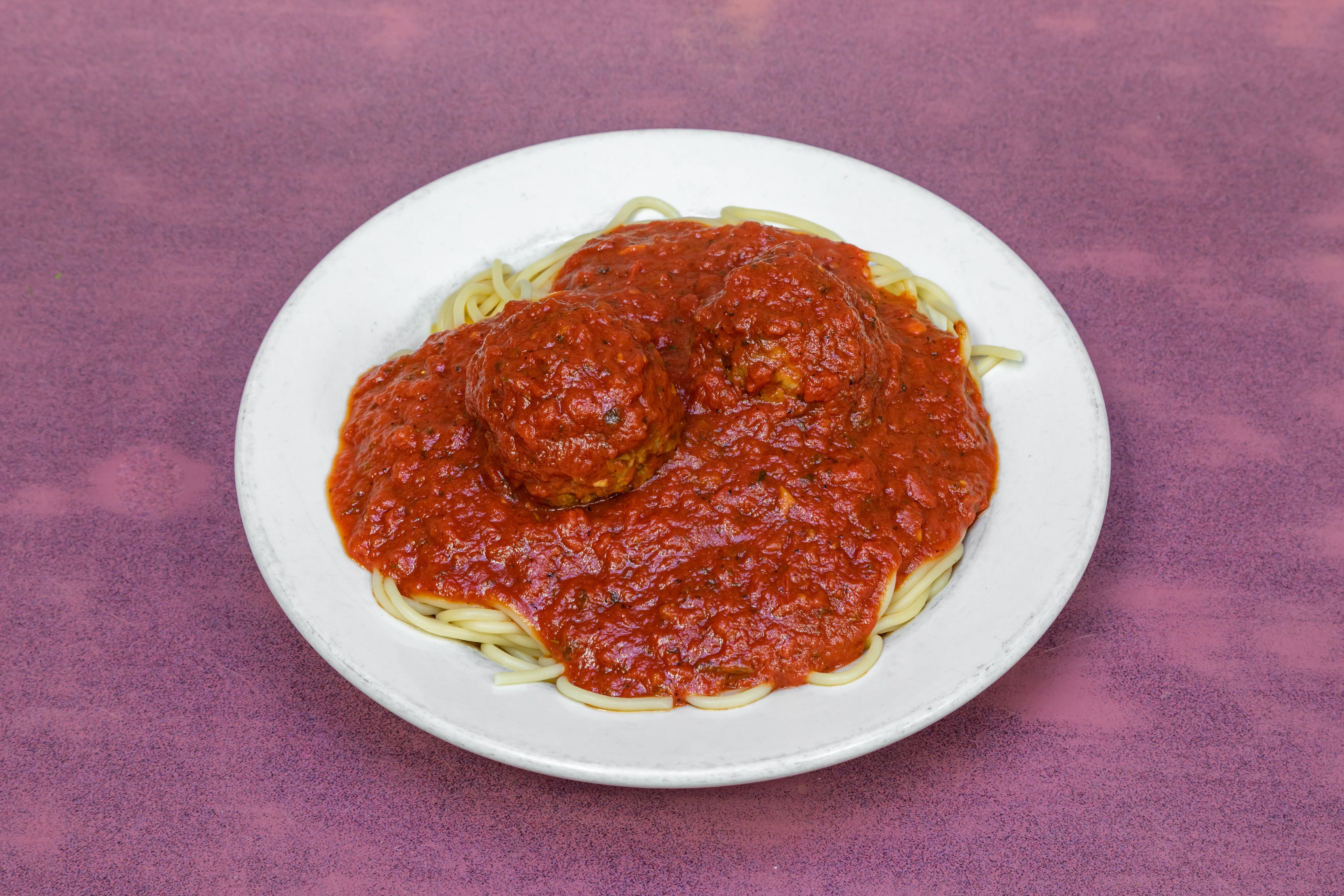 Order Pasta with Meatballs - Pasta food online from Red Devil Italian Restaurant store, Tempe on bringmethat.com