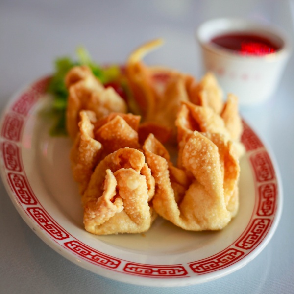 Order 6. Crab Puff food online from Oriental Express store, Old Forge on bringmethat.com