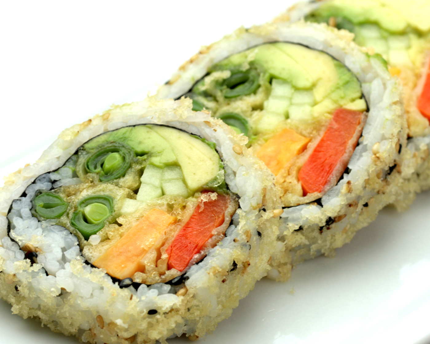 Order Vegetable Tempura Roll food online from Kabuki store, Brea on bringmethat.com