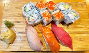 Order Sushi & Roll Combo A food online from Mochi Sushi store, Sugar Land on bringmethat.com