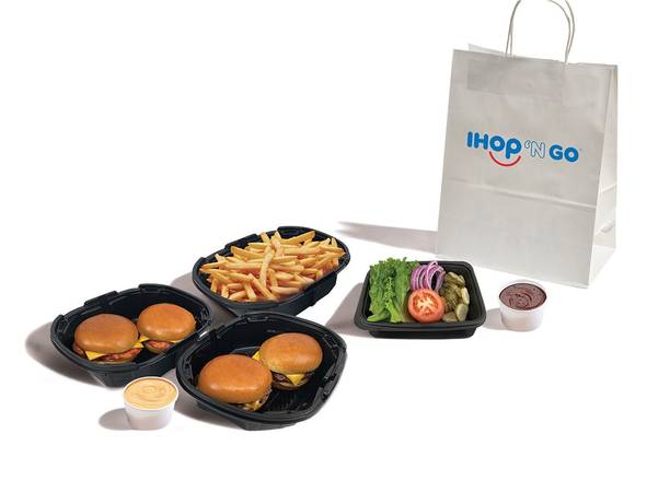 Order Steakburgers & Chicken Sandwiches Family Feast food online from IHOP store, RENO on bringmethat.com