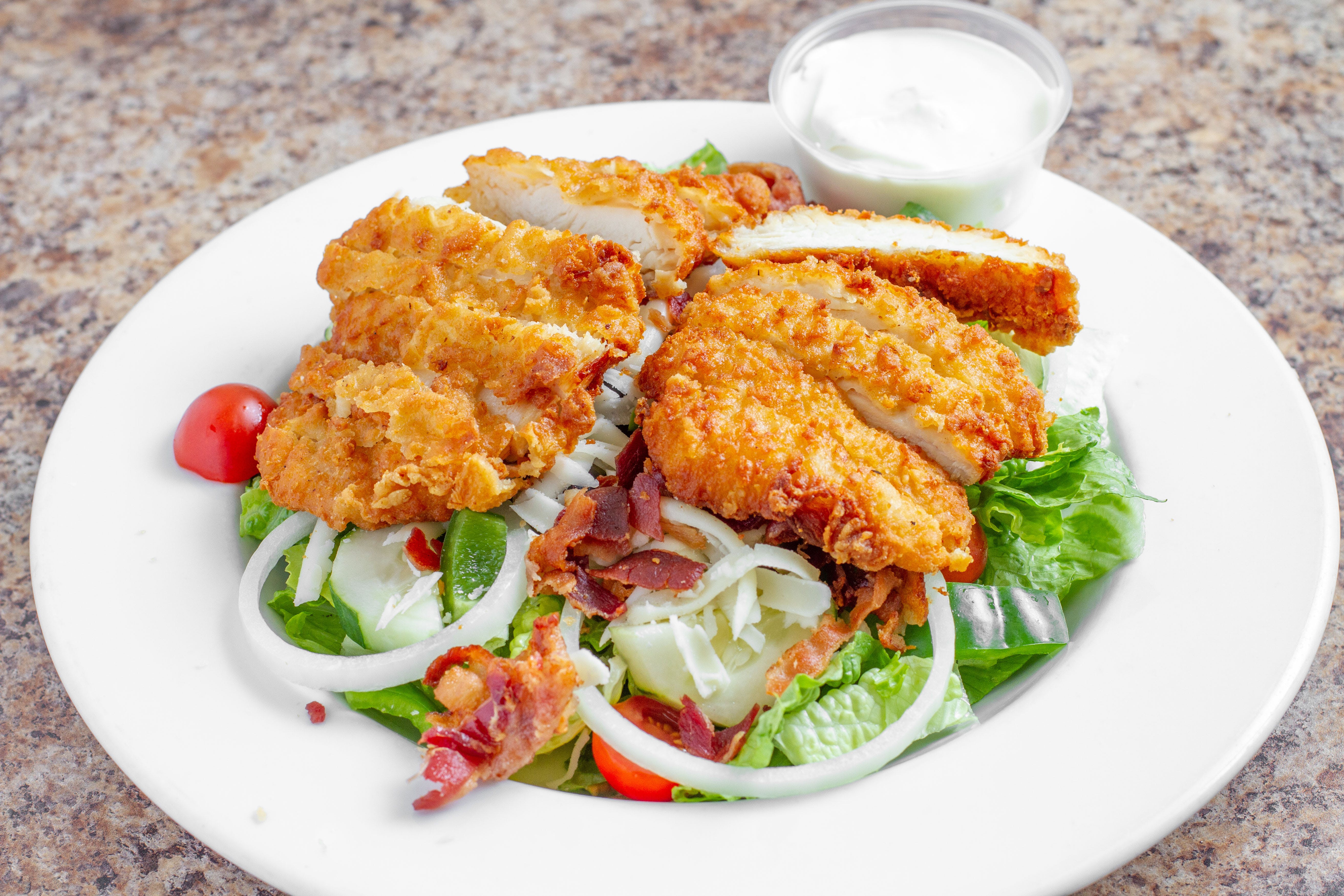Order Southern Chicken Salad - Salad food online from Illiano J&P Restaurant store, Westminster on bringmethat.com