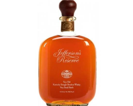 Order Jefferson's Reserve, 750 ml whiskey (45.1% ABV) food online from Van Ness Liquors store, San Francisco on bringmethat.com