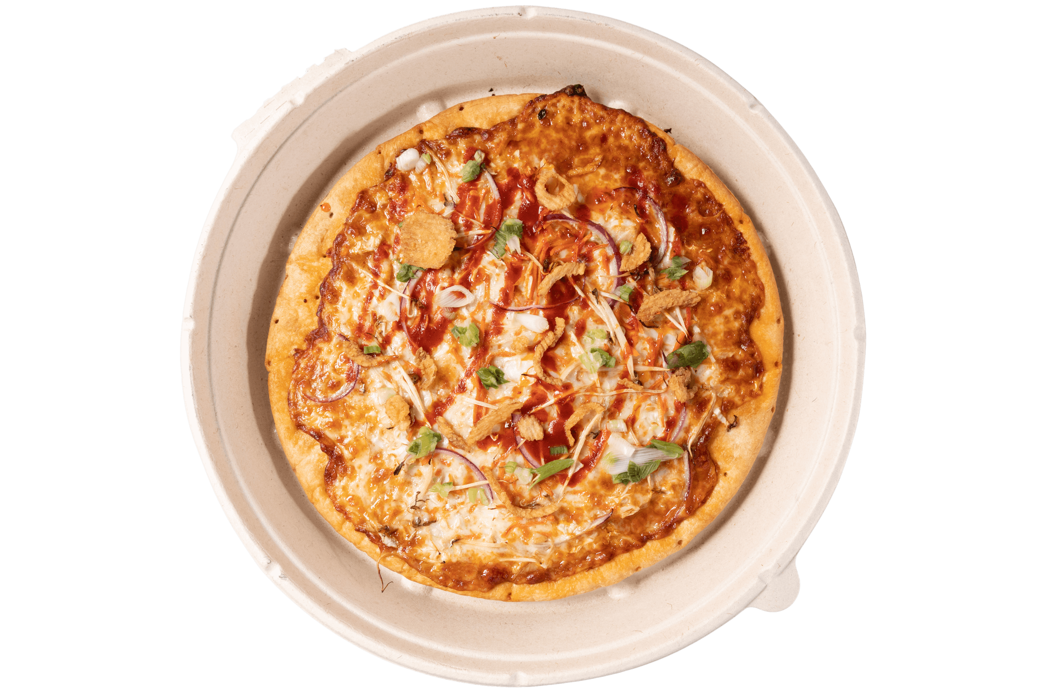 Order Humble Thai Pizza - 12" (8 Slices) food online from Pitsa store, Glen Allen on bringmethat.com