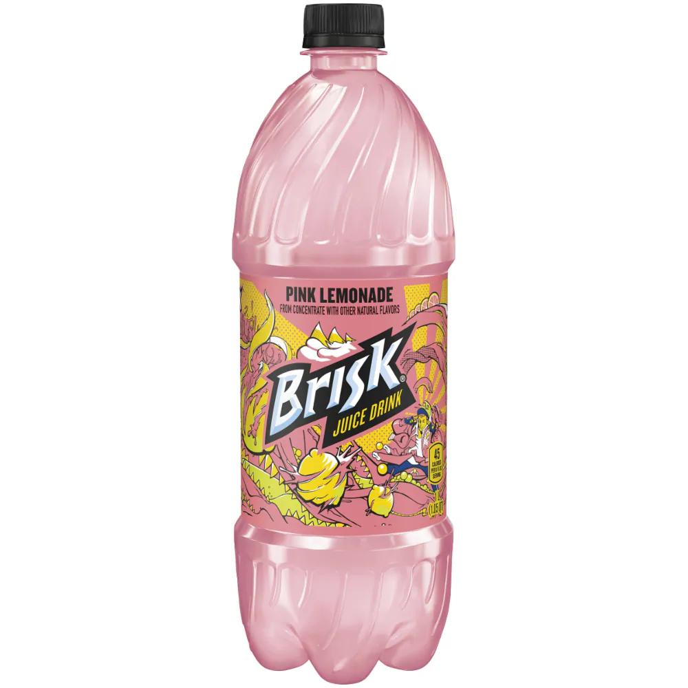 Order Lipton Brisk Pink Lemonade 1 Liter food online from Speedy's Convenience Store #1 store, Saint Joseph on bringmethat.com