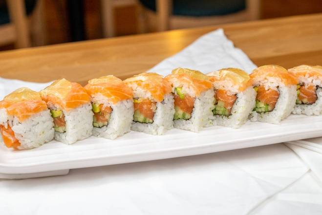 Order Salmon Special Roll food online from Sushi House Mom's store, El Paso on bringmethat.com