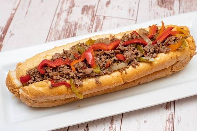 Order 3 Pepper Cheesesteak Sandwich food online from Cheesesteak Grille store, Roseville on bringmethat.com