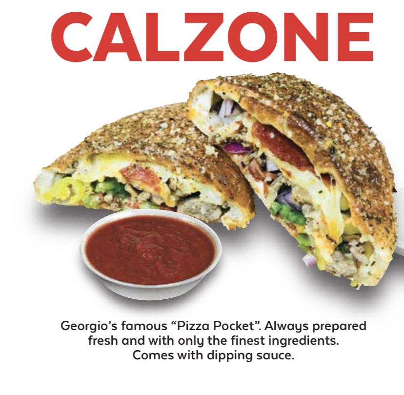 Order Create Your Own Calzone food online from Georgio's Oven Fresh Pizza Co store, Warrensville Heights on bringmethat.com