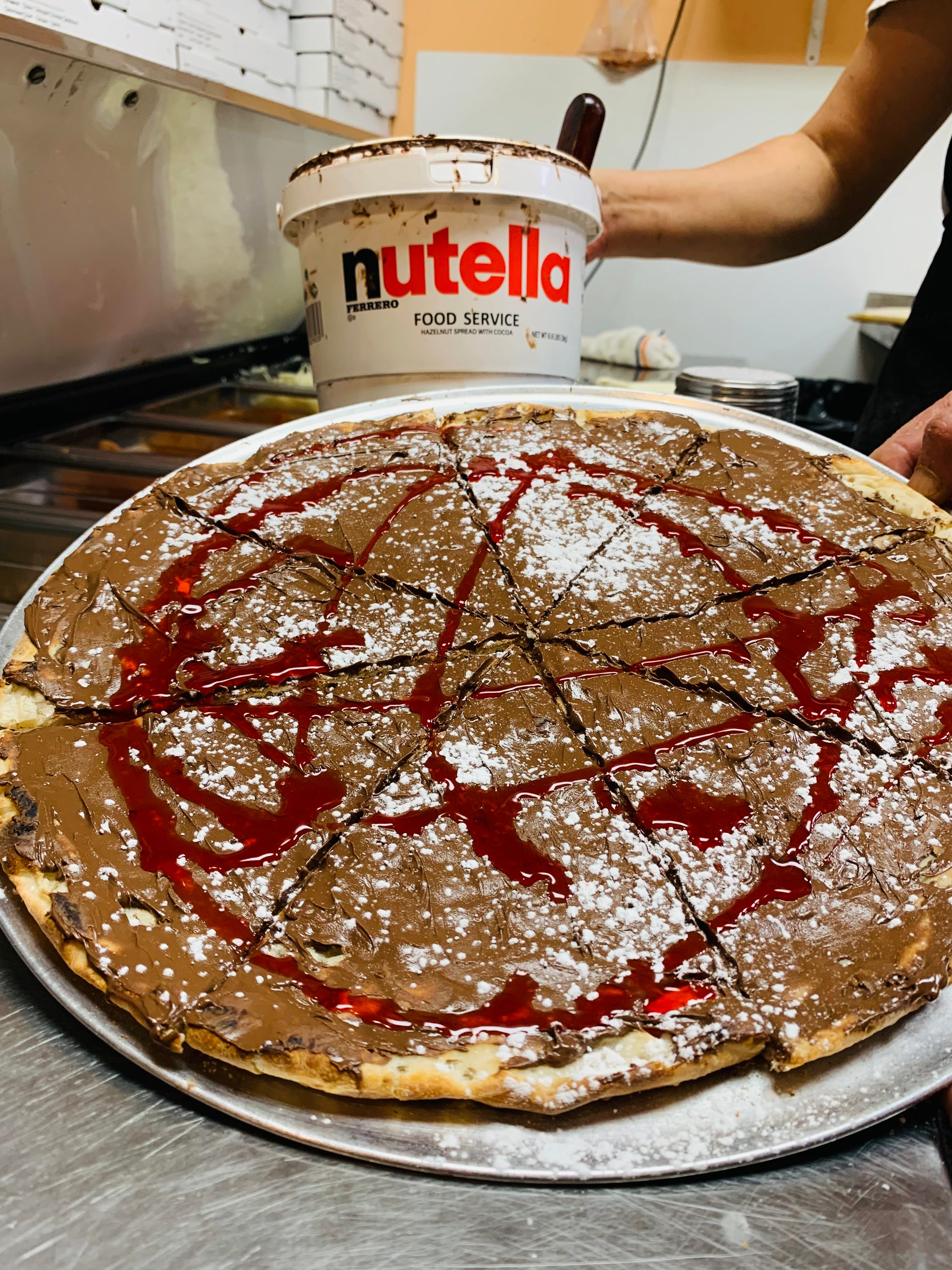 Order Kid's Nutella Pizza - 12" food online from Pizza Di Roma & Pasta store, Martin on bringmethat.com