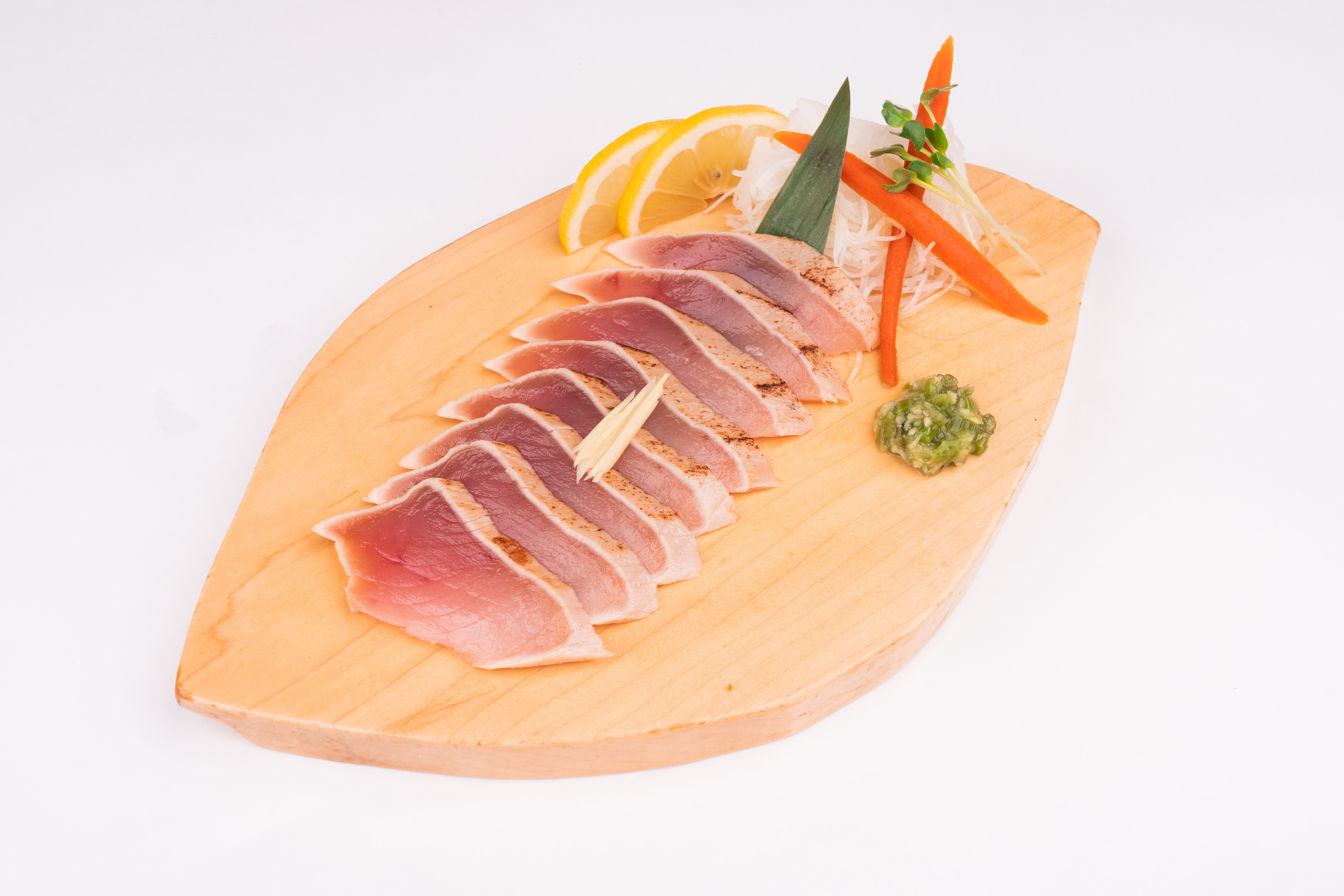 Order Albacore Sashimi food online from Kaiba Japanese Restaurant store, Monterey Park on bringmethat.com