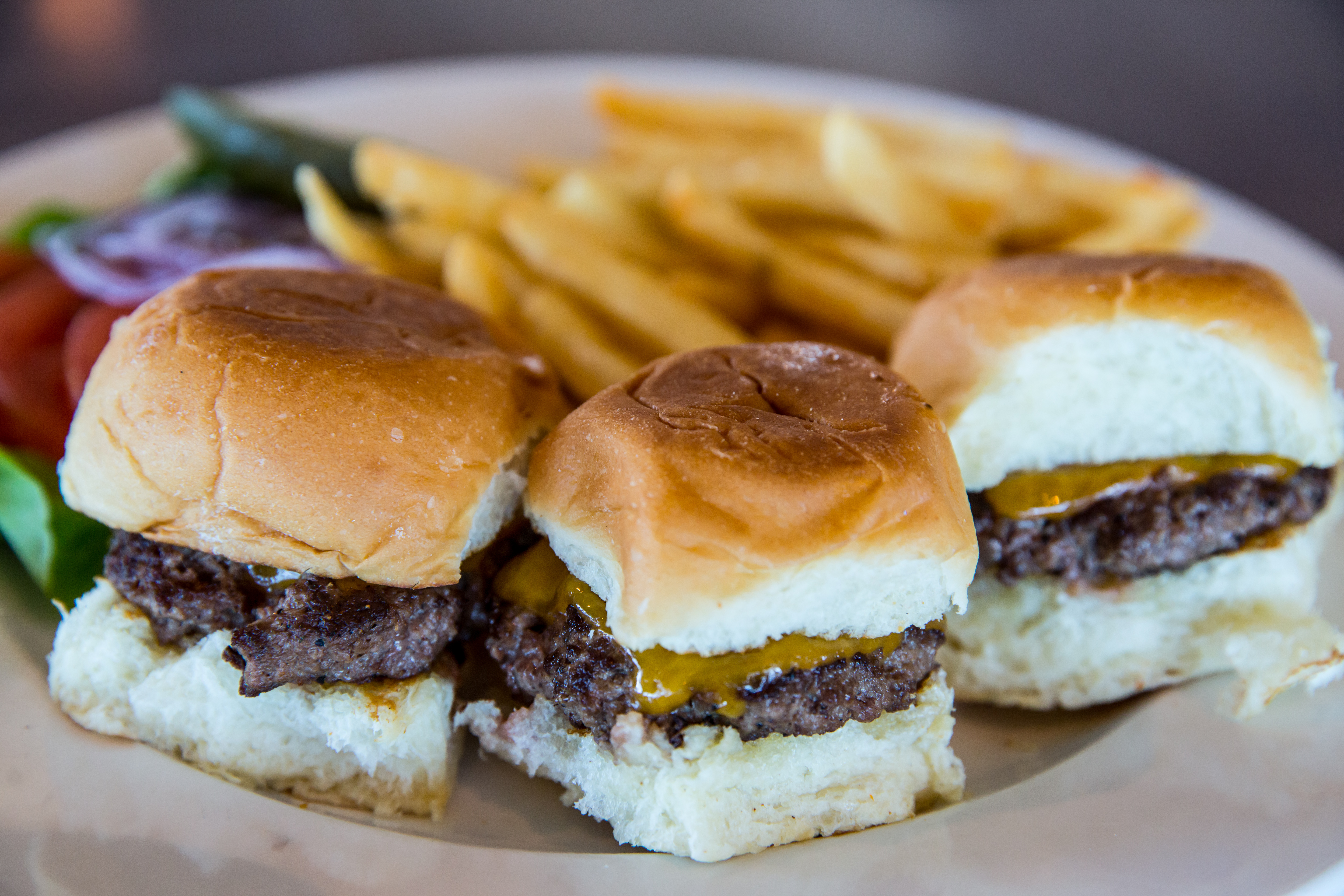 Order Mini Wagyu Beef Hamburgers food online from Sammy’s Woodfired Pizza & Grill store, San Diego on bringmethat.com