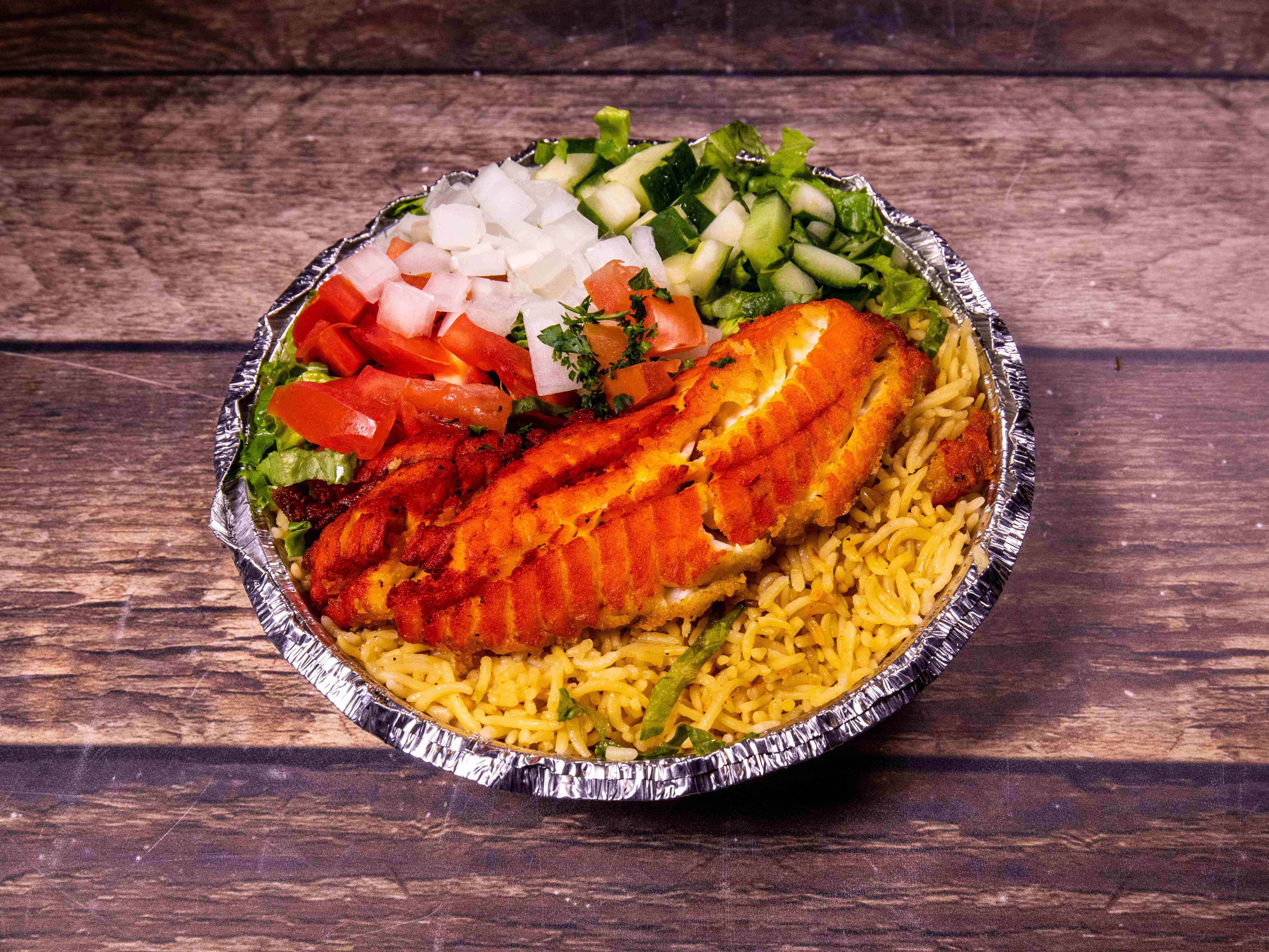 Order 4. Tilapia Fish Platter food online from The Gyro Guys store, Webster on bringmethat.com