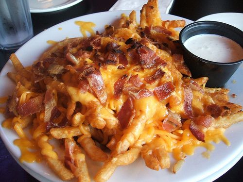Order Bacon Cheese Fries food online from Three Brothers Pizza store, Greenbelt on bringmethat.com