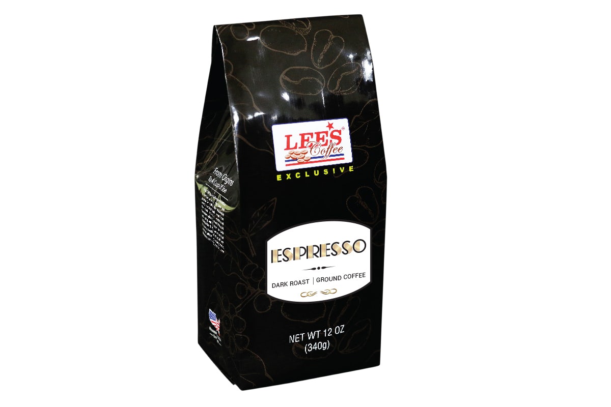 Order Espresso Whole Bean Coffee 12oz food online from Lee Sandwiches store, Peoria on bringmethat.com