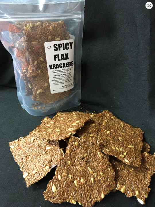 Order Spicy Flax Kracker food online from Pat Greer's Kitchen store, Houston on bringmethat.com
