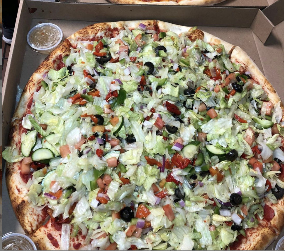 Order Salad Pizza food online from Hold My Knots store, Hillsdale on bringmethat.com