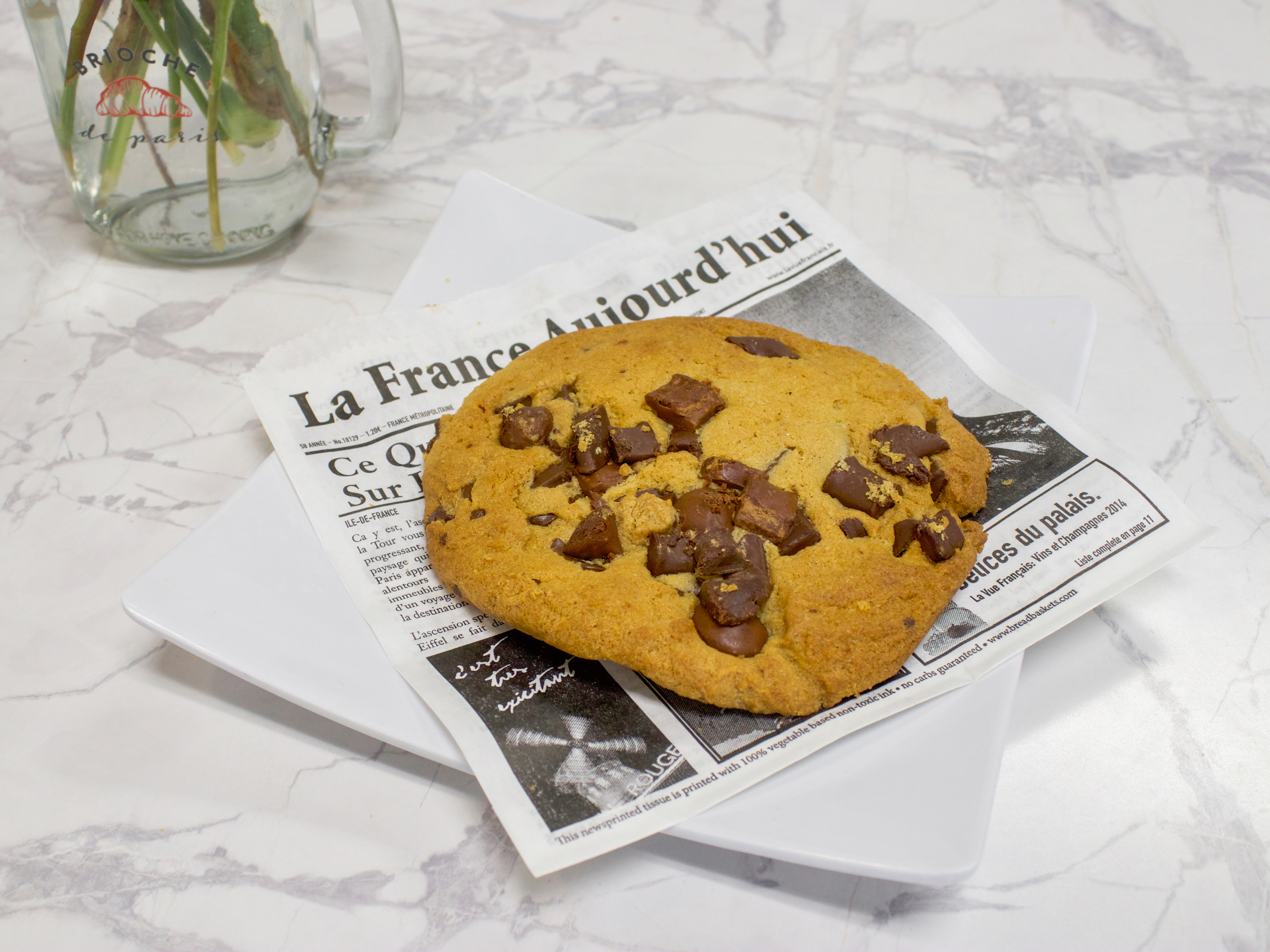 Order Triple Chocolate Chip Cookie  food online from Brioche De Paris store, Walnut Creek on bringmethat.com